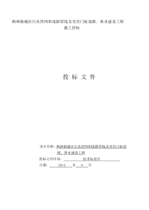 道路、排水建设工程技术标