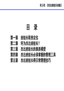 经典班组长-技巧篇