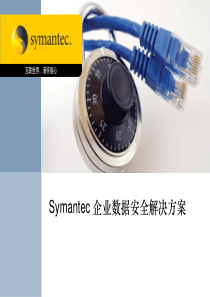 Symantec 企业数据安全解决方案