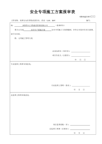 XXXX418工程安全生产措施方案