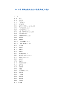 《山东省氯碱企业安全生产技术规范(试行)》档