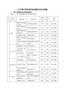 二水平集中胶带巷回撤安全技术措施