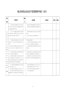 佛山市商贸企业安全生产规范管理考评指引(试行)