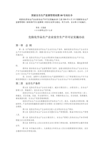 国家安全生产监督管理局第10号局长令