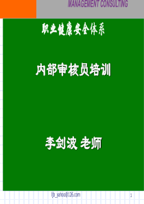 安全内部审核教材