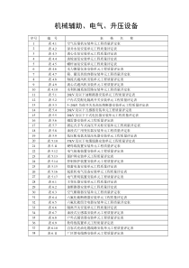 机械辅助、电气、升压设备