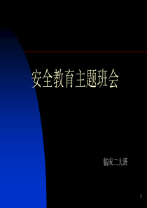 安全教育(PPT格式)