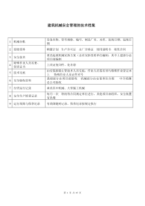 安全生产标准化表3(建筑机械安全管理的技术档案)(5