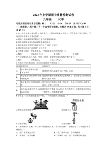 湖南省岳阳市2022-2023学年九年级下学期期中化学试题（含答案）