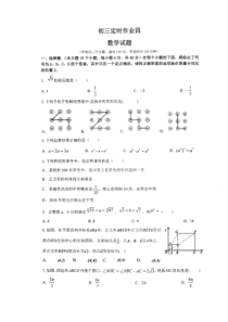 重庆市忠县拔山片区2022-2023学年九年级4月联考数学试题