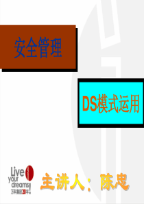 安全管理__DS模式运用