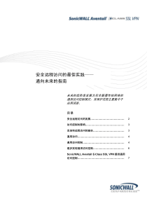 安全远程访问的最佳实践——通向未来的指南