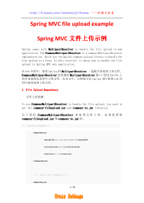 SpringMVCfileuploadexample中英对照