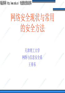 网络安全现状与常用的安全方法（PPT218页）