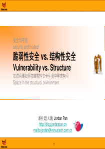 脆弱性安全vs结构性安全-安全与可信security