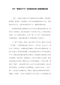 关于“新质生产力”的发展和改革心得感想集合篇