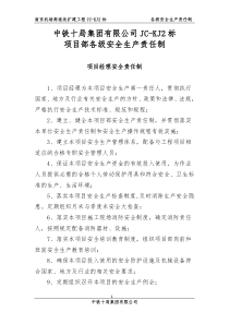 项目部各级安全生产责任制（DOC36页）