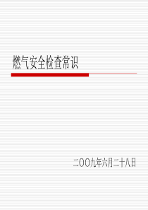 燃气安全检查人员培训