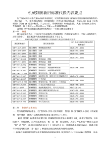 机械制图新旧标准代换内容要点