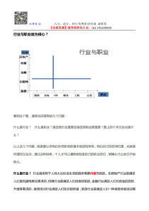 【职场救赎9-4】—什么是行业和职业