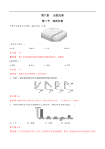 6.2 地质灾害同步练习（2）（解析版）