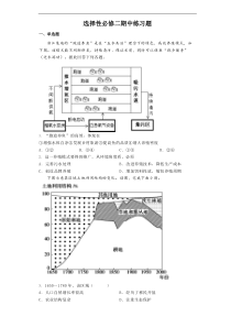 选择性必修二+期中练习题++2022-2023学年高二地理人教版（2019）选择性必修2