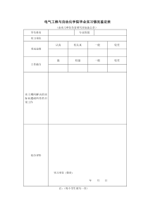 电气工程及其自动化专业毕业实习报告