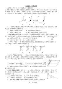 曲线运动单元测试题