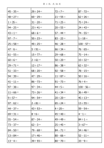 100以内加减法(最完整版word)