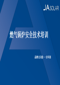 燃气锅炉安全技术培训