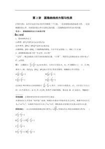 专题六 第2讲　圆锥曲线的方程与性质 (33)