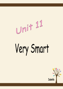 青少版新概念1A-unit11Very-Smart!