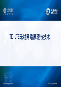 TD-LTE无线网络原理与技术