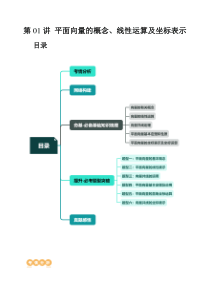 第01讲 平面向量的概念、线性运算及坐标表示（六大题型）（讲义）（解析版）