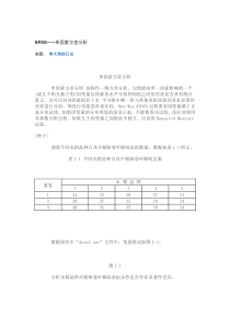 SPSS——单因素方差分析详解