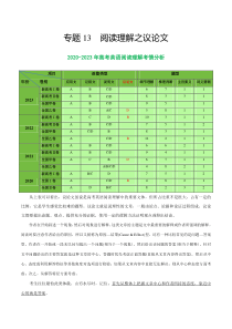 专题13 阅读理解之议论文-2024年高考英语二轮热点题型归纳与变式演练（新高考通用）（原卷版）