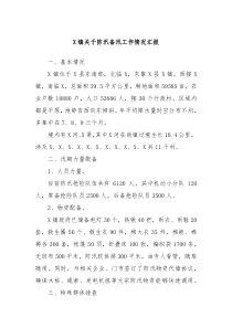 X镇关于防汛备汛工作情况汇报