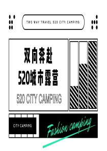 2021地产项目520城市露营「双向奔赴主题」活动策划方案