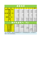 日常财务预算2