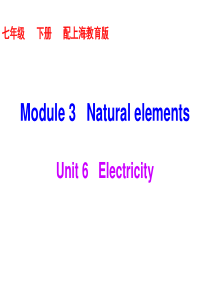 2018-2019学年七年级英语下册牛津深圳版(广州沈阳通用)课件：Module-3-Unit6(共