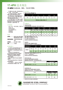 17-4PH技术规范