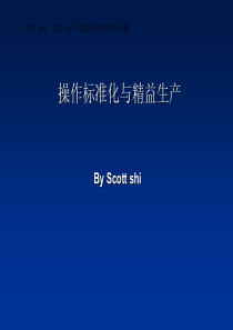 操作标准化与精益生产(pdf 26)(1)