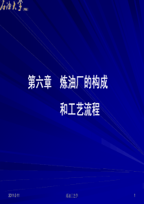 炼油工艺学PPT课件 第六章 炼油厂的构成和工艺流程