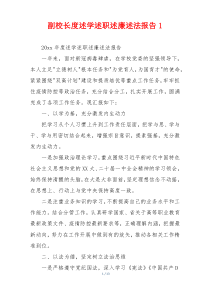 副校长度述学述职述廉述法报告1