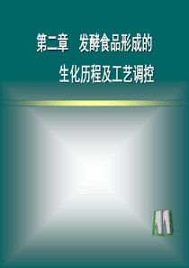 南农发酵食品学第二章发酵的生化历程及工艺调控