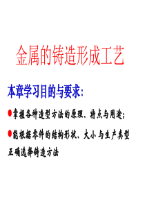 材料成型第3章_金属的铸造形成工艺1（PPT 74页）