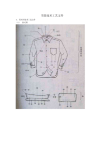 男装技术工艺文件