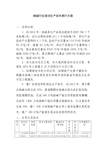 15烧碱行业清洁生产技术推行方案-烧碱行业清洁生产技术推