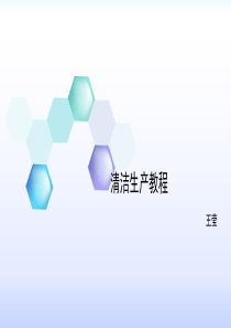 清洁生产_绪论（PPT38页)