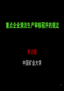 附3《重点企业清洁生产审核程序的规定的通知》解读